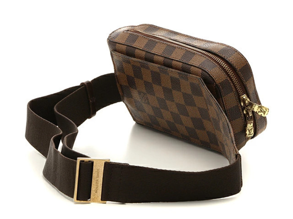 Louis Vuitton Body Geronimos Damier Waist Bag Brown